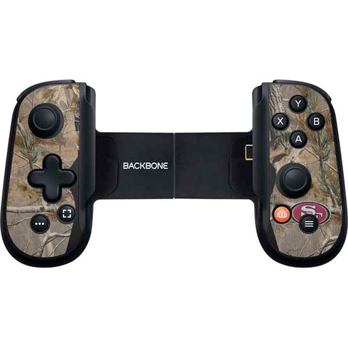 NFL San Francisco 49ers Realtree AP Camo Backbone One for iPhone Game Controller Skin