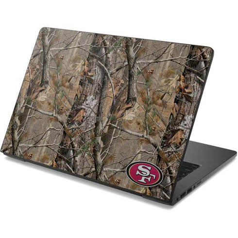 NFL San Francisco 49ers Realtree AP Camo Dell Chromebook Skin