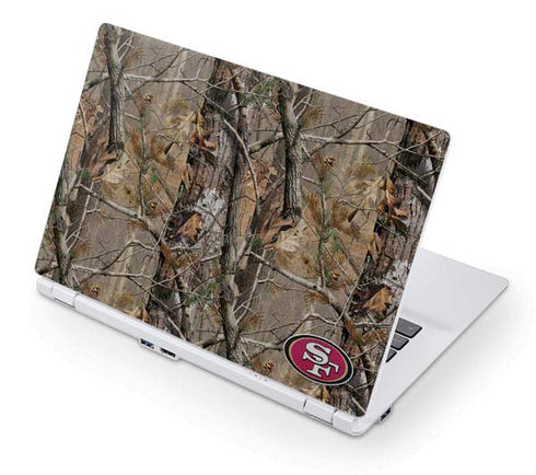 NFL San Francisco 49ers Realtree AP Camo Acer Chromebook Skin