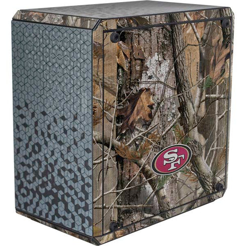 NFL San Francisco 49ers Realtree AP Camo Cooler Master MasterBox Q300L Mini Tower Skin