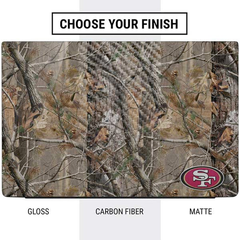 NFL San Francisco 49ers Realtree AP Camo Dell Vostro Skin