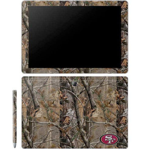 NFL San Francisco 49ers Realtree AP Camo Galaxy Book 12in Skin