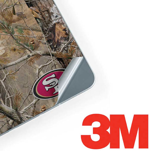 NFL San Francisco 49ers Realtree AP Camo Galaxy Book 12in Skin