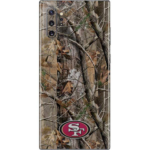 NFL San Francisco 49ers Realtree AP Camo Galaxy Note 10 Plus Skin