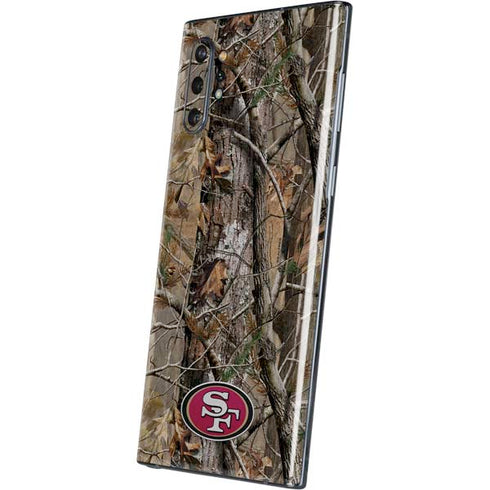 NFL San Francisco 49ers Realtree AP Camo Galaxy Note 10 Plus Skin