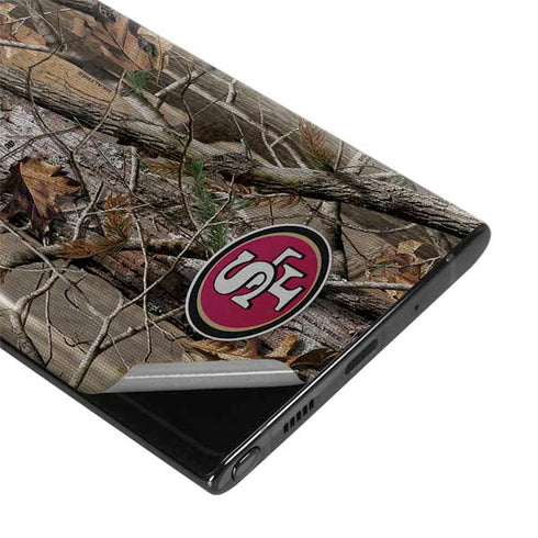 NFL San Francisco 49ers Realtree AP Camo Galaxy Note 10 Plus Skin