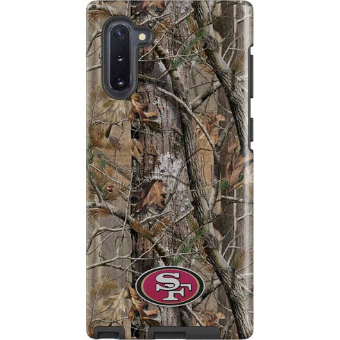 NFL San Francisco 49ers Realtree AP Camo Galaxy Note 10 Pro Case
