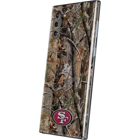 NFL San Francisco 49ers Realtree AP Camo Galaxy Note 10 Skin