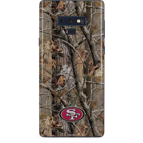 NFL San Francisco 49ers Realtree AP Camo Galaxy Note 9 Skin