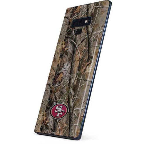NFL San Francisco 49ers Realtree AP Camo Galaxy Note 9 Skin
