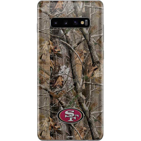 NFL San Francisco 49ers Realtree AP Camo Galaxy S10 Plus Skin