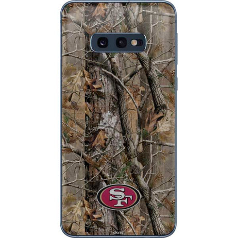 NFL San Francisco 49ers Realtree AP Camo Galaxy S10e Skin