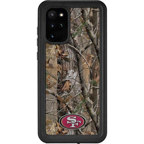 NFL San Francisco 49ers Realtree AP Camo Galaxy S20 Plus Waterproof Case