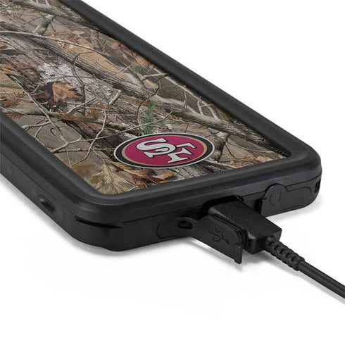 NFL San Francisco 49ers Realtree AP Camo Galaxy S20 Plus Waterproof Case