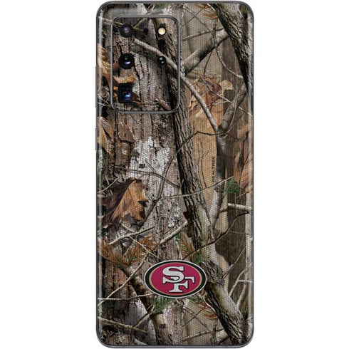 NFL San Francisco 49ers Realtree AP Camo Galaxy S20 Ultra 5G Skin