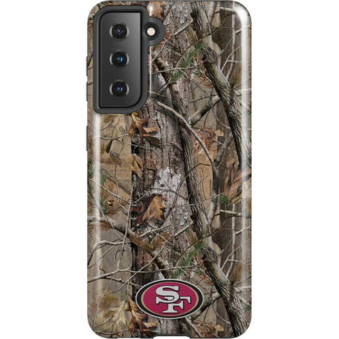 NFL San Francisco 49ers Realtree AP Camo Galaxy S21 5G Pro Case