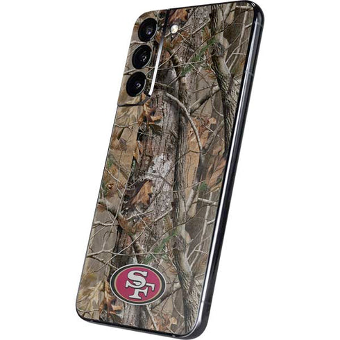 NFL San Francisco 49ers Realtree AP Camo Galaxy S22 Plus Skin