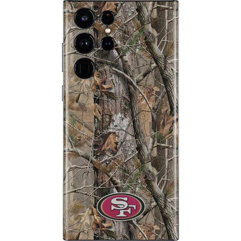 NFL San Francisco 49ers Realtree AP Camo Galaxy S22 Ultra Skin