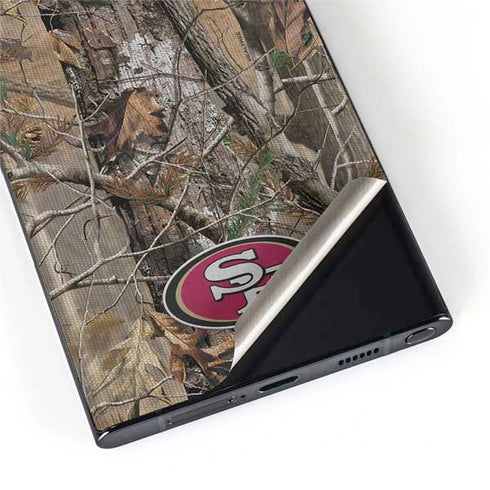 NFL San Francisco 49ers Realtree AP Camo Galaxy S22 Ultra Skin