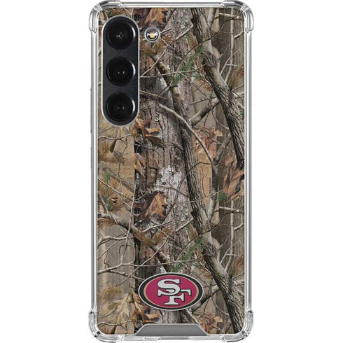 NFL San Francisco 49ers Realtree AP Camo Galaxy S23 Clear Case