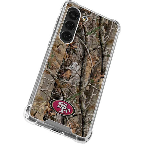 NFL San Francisco 49ers Realtree AP Camo Galaxy S23 Clear Case