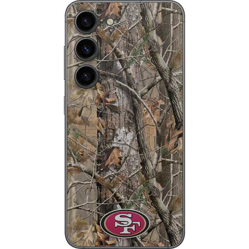 NFL San Francisco 49ers Realtree AP Camo Galaxy S23 Skin