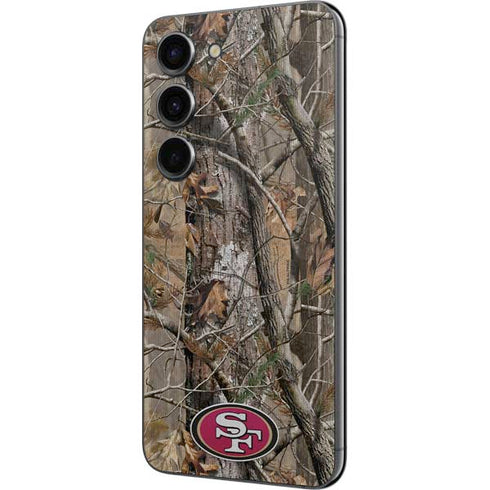 NFL San Francisco 49ers Realtree AP Camo Galaxy S23 Skin