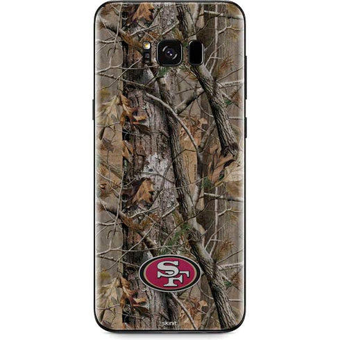 NFL San Francisco 49ers Realtree AP Camo Galaxy S8 Plus Skin