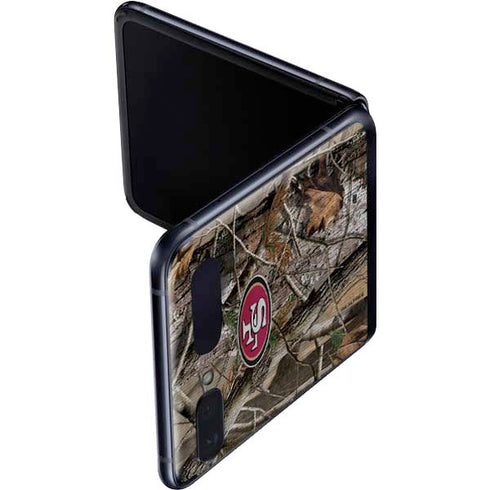 NFL San Francisco 49ers Realtree AP Camo Galaxy Z Flip Skin