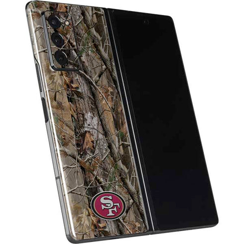 NFL San Francisco 49ers Realtree AP Camo Galaxy Z Fold2 5G Skin