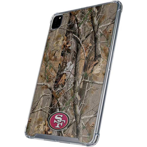 NFL San Francisco 49ers Realtree AP Camo iPad Pro 12.9in (2020) Clear Case