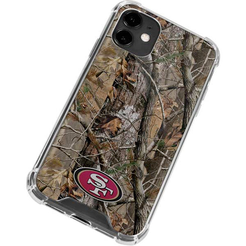 NFL San Francisco 49ers Realtree AP Camo iPhone 12 Mini Clear Case