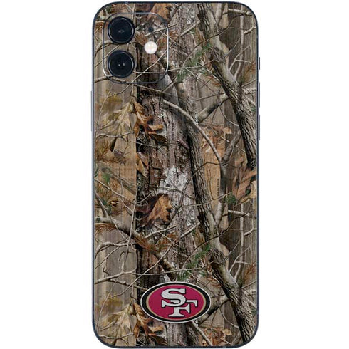 NFL San Francisco 49ers Realtree AP Camo iPhone 12 Mini Skin