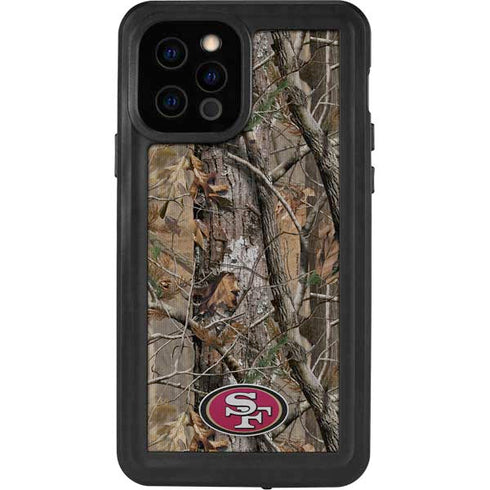NFL San Francisco 49ers Realtree AP Camo iPhone 12 Pro Waterproof Case