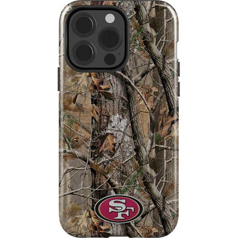 NFL San Francisco 49ers Realtree AP Camo iPhone 14 Pro Impact Case