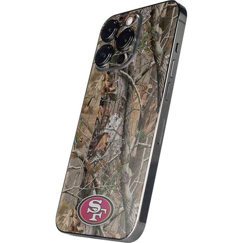 NFL San Francisco 49ers Realtree AP Camo iPhone 14 Pro Max Skin