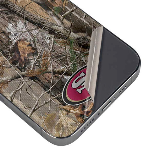 NFL San Francisco 49ers Realtree AP Camo iPhone 14 Pro Max Skin