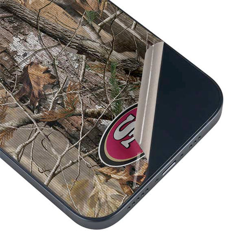 NFL San Francisco 49ers Realtree AP Camo iPhone 14 Skin