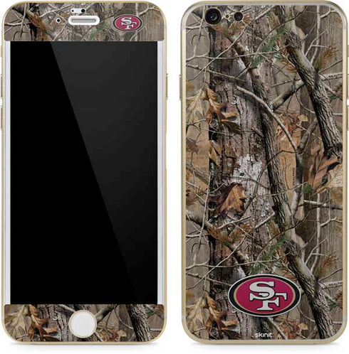 NFL San Francisco 49ers Realtree AP Camo iPhone 6/6s Skin