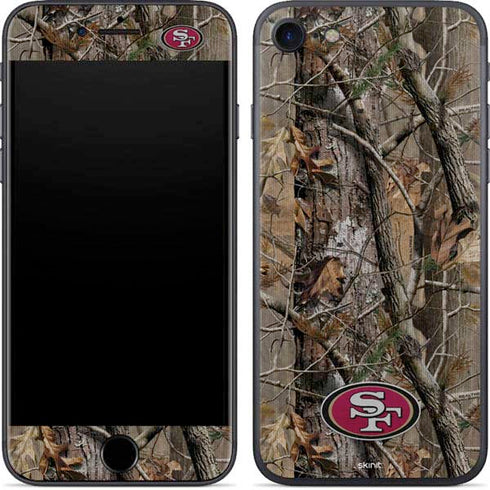NFL San Francisco 49ers Realtree AP Camo iPhone 7 Skin