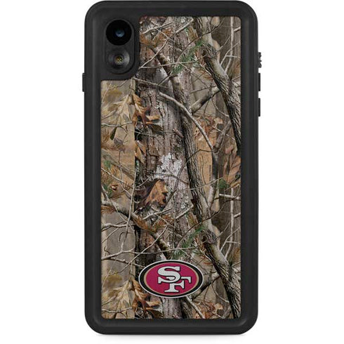 NFL San Francisco 49ers Realtree AP Camo iPhone XR Waterproof Case