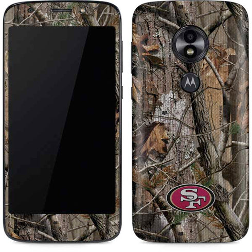 NFL San Francisco 49ers Realtree AP Camo Moto E5 Play Skin