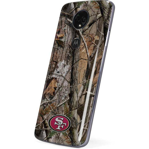 NFL San Francisco 49ers Realtree AP Camo Moto E5 Plus Skin