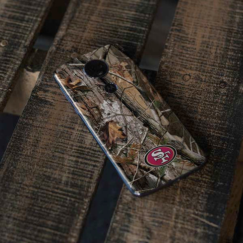 NFL San Francisco 49ers Realtree AP Camo Moto E5 Plus Skin