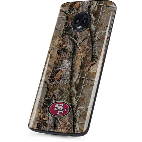NFL San Francisco 49ers Realtree AP Camo Moto G6 Skin