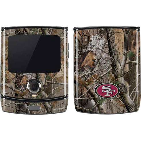 NFL San Francisco 49ers Realtree AP Camo Motorola RAZR Skin