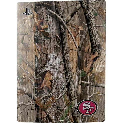 NFL San Francisco 49ers Realtree AP Camo PS5 Console Skin