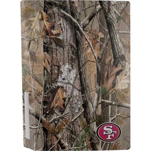 NFL San Francisco 49ers Realtree AP Camo PS5 Console Skin