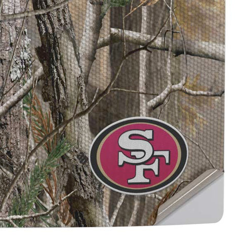 NFL San Francisco 49ers Realtree AP Camo PS5 Console Skin