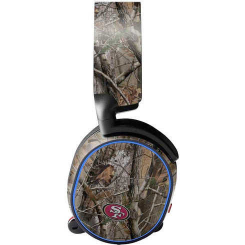 NFL San Francisco 49ers Realtree AP Camo SteelSeries Arctis 5 Skin